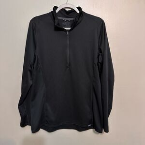 Patagonia black 1/4 zip capilene baselayer size XXL